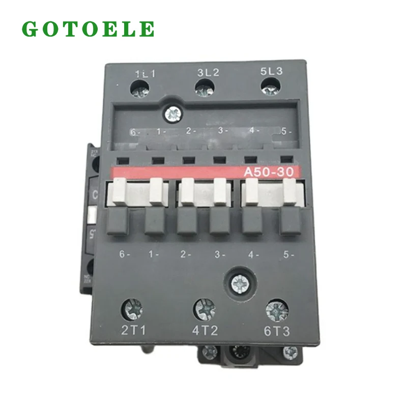 A50-30-11 3 Pole AC Contactor 100A 1NO+1NC Auxiliary Contacts