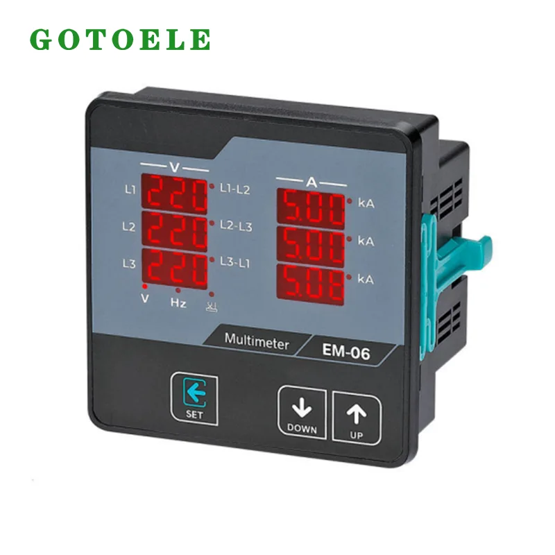 EM-06 Three Phase Voltage Current Digital Panel Meter