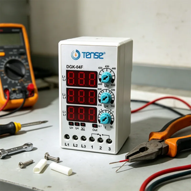 Digital Three Phase Phase Sequence Voltage Monitoring Relay