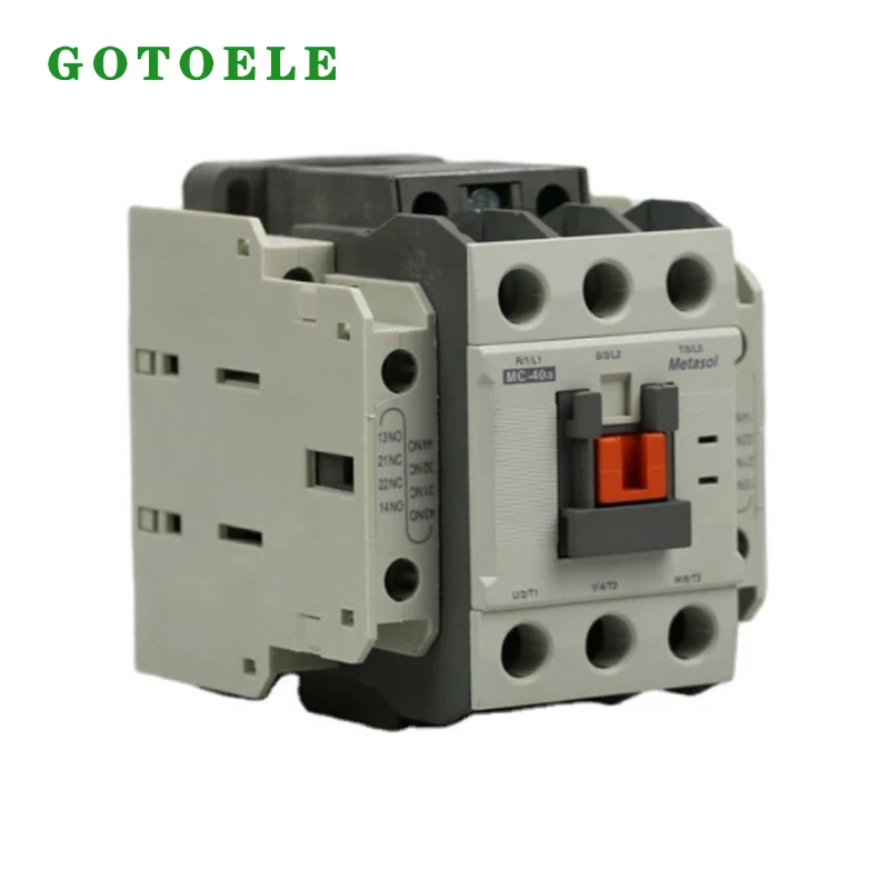 MC-40A AC Magnetic Contactor 3P 40A 18.5KW 1NO+1NC