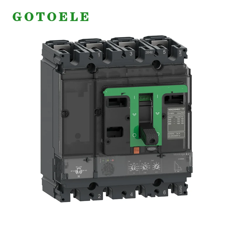 NSX Style Moulded Case Circuit Breaker 3P 63A - 1600A